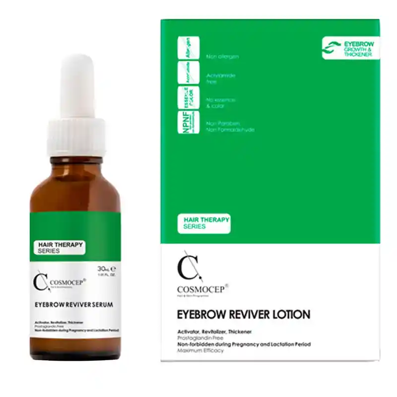لوسیون تقویت کننده ابرو و مژه کازموسپ مدل REVIVER حجم 30 میلی لیتر